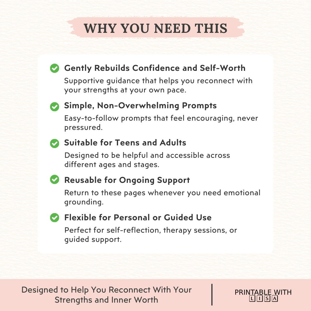 Teen Self-Esteem, Identity & Confidence Bundle
