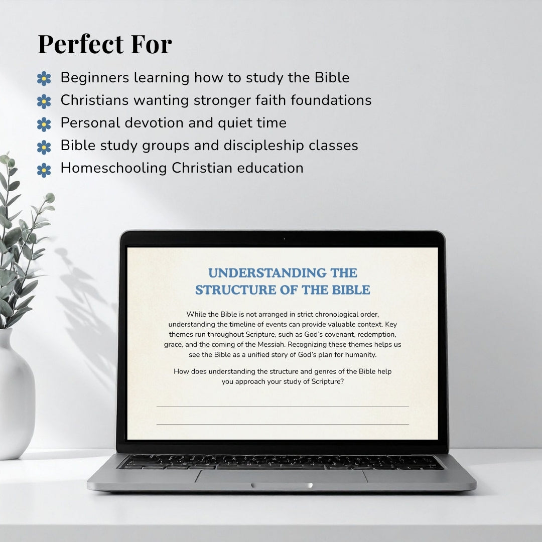 Foundations of Faith – How to Study the Bible Guide