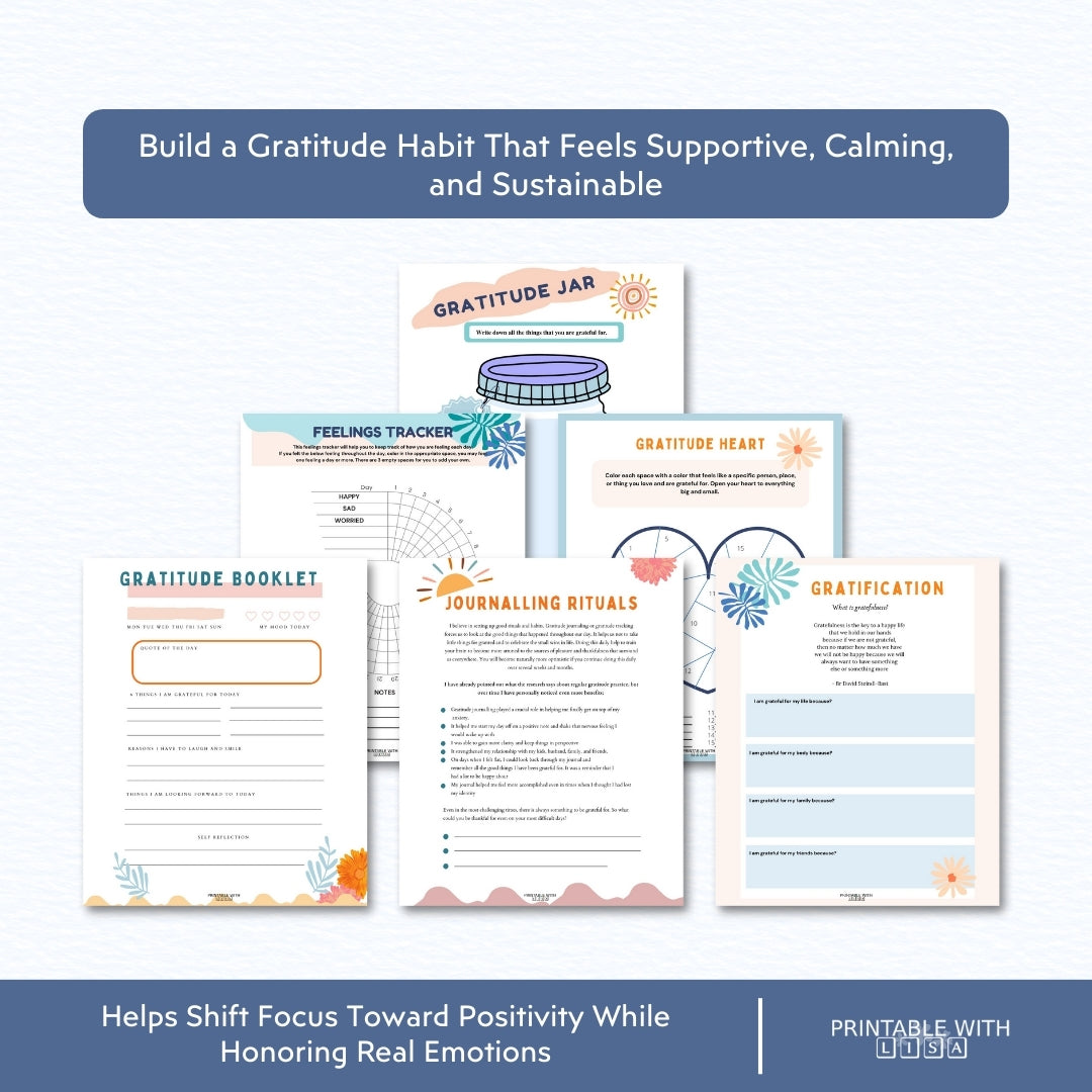 Teen Daily Gratitude Planner — Calm, Confidence & Mindful Days