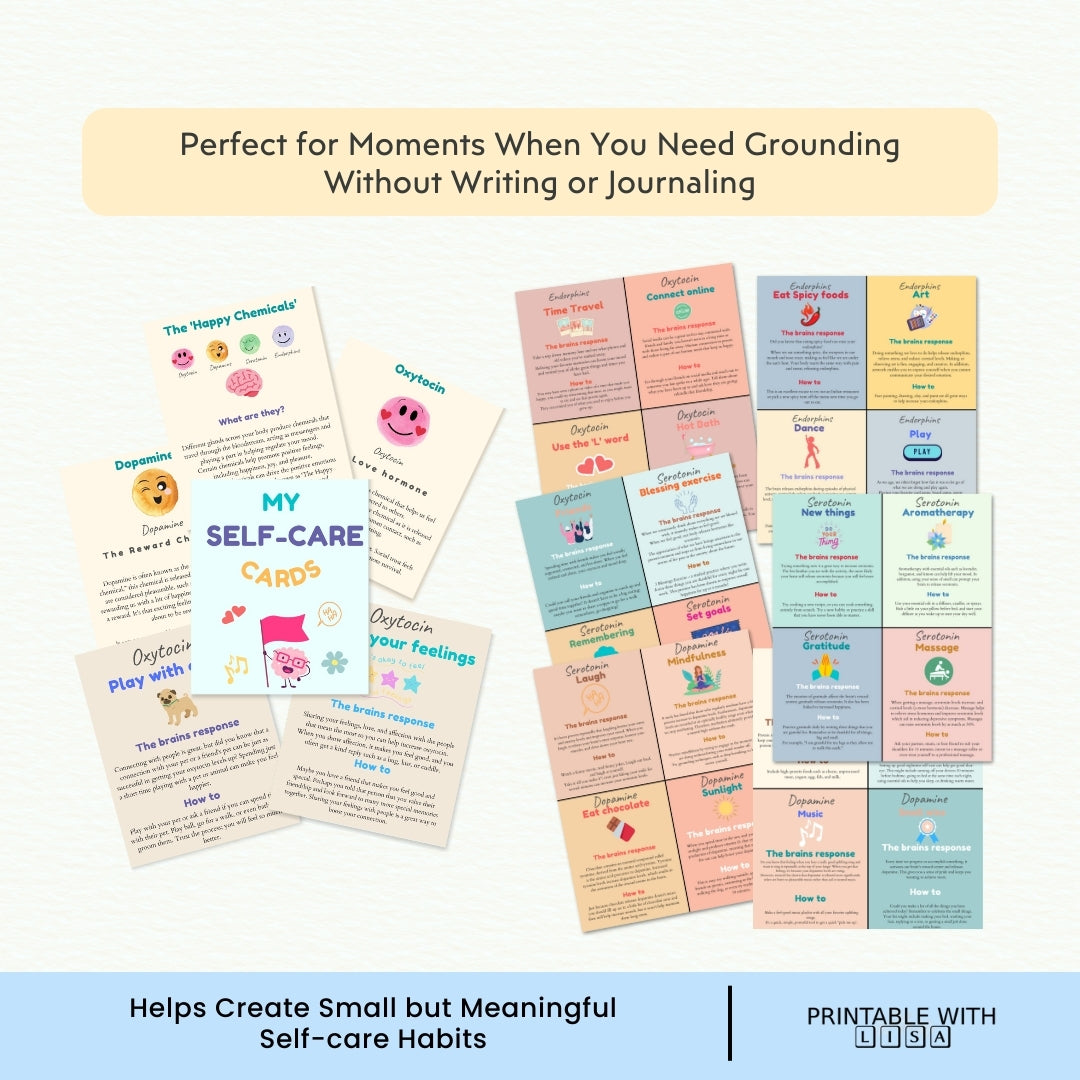 Teen Self-Care Cards – Calm & Confidence in Minutes