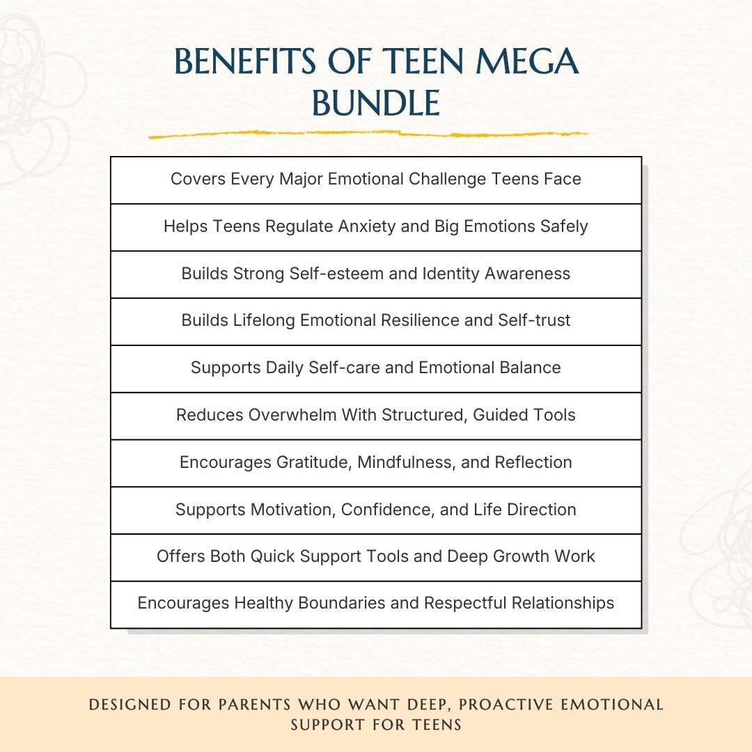 Ultimate Teen Mega Bundle | The Teen Confidence & Emotional Strength System