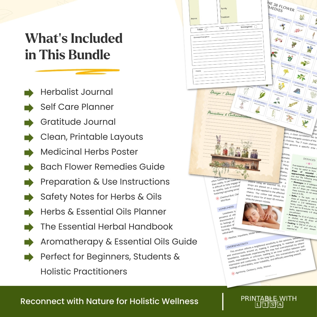 Herbal Healing & Natural Wellness Bundle