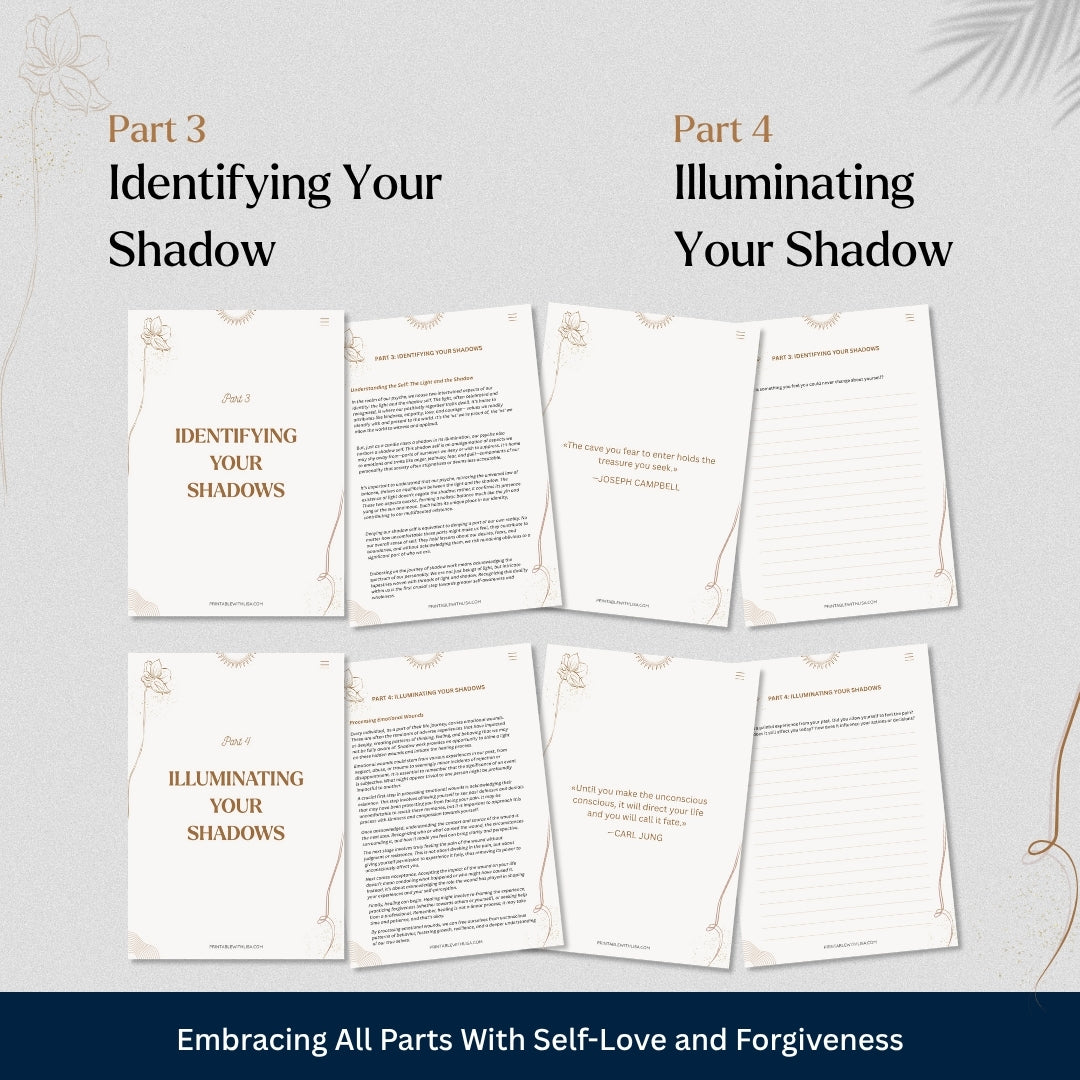 The Inner Healing Shadow Work Journal – Your Guide to Wholeness & Self-Love