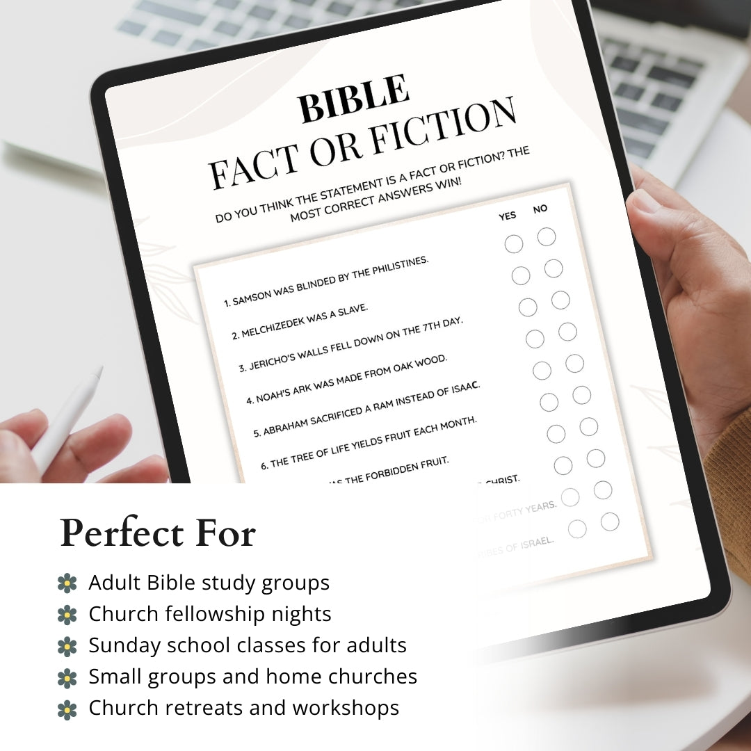 Bible Games for Adults (Church) — Interactive Group Night Pack