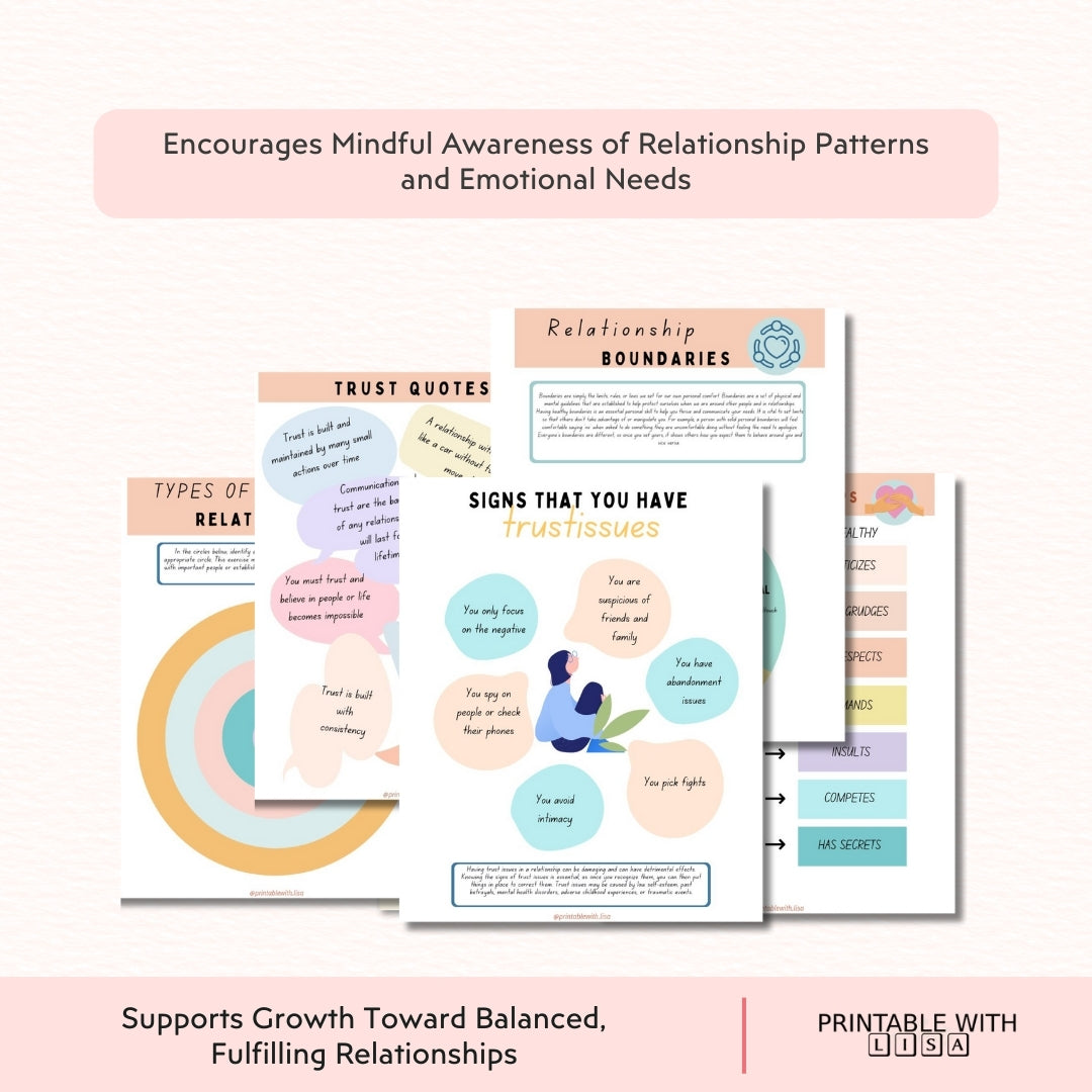 Teen Healthy Relationship Workbook – Build Respect, Trust & Communication