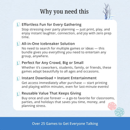 Icebreaker Games Bundle – Fun Party, Classroom & Team Icebreakers