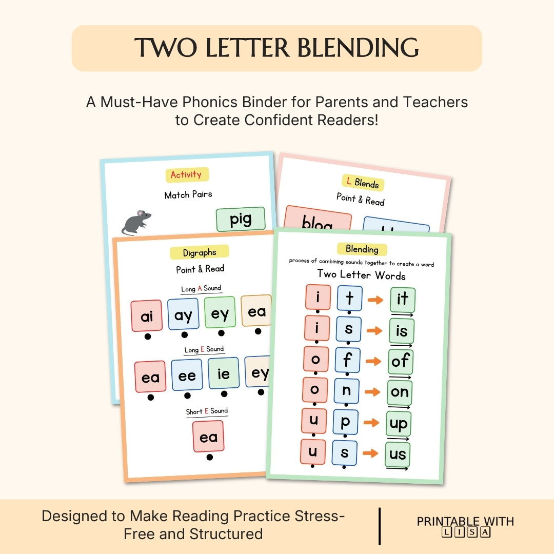 Ultimate Learning Essential for Kids | Learn to Read Activity Bundle | Homeschool & Kindergarten | From Beginner to Expert