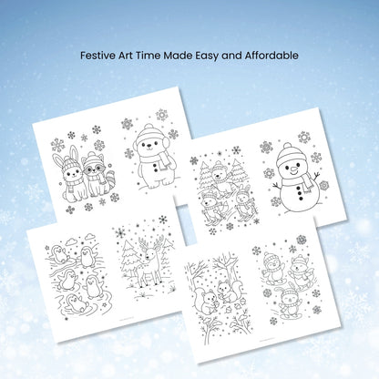 The Ultimate Winter Coloring Bundle – Cozy Art Fun for Kids & Families