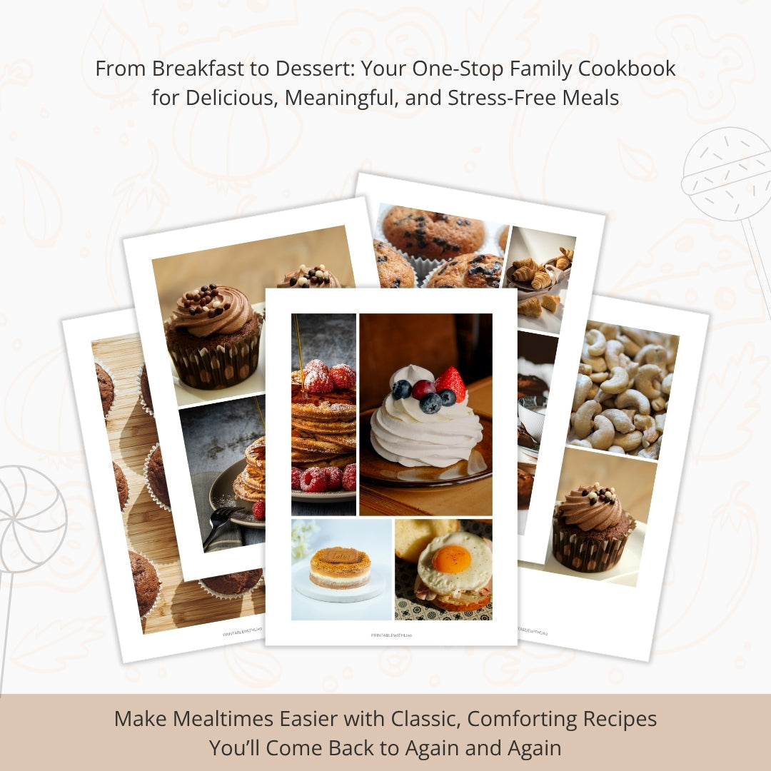 The Ultimate Recipe Book Template – Create Your Family Cookbook with Love