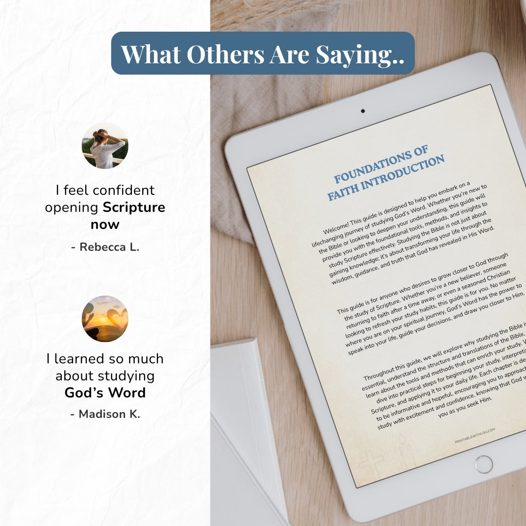 Foundations of Faith – How to Study the Bible Guide