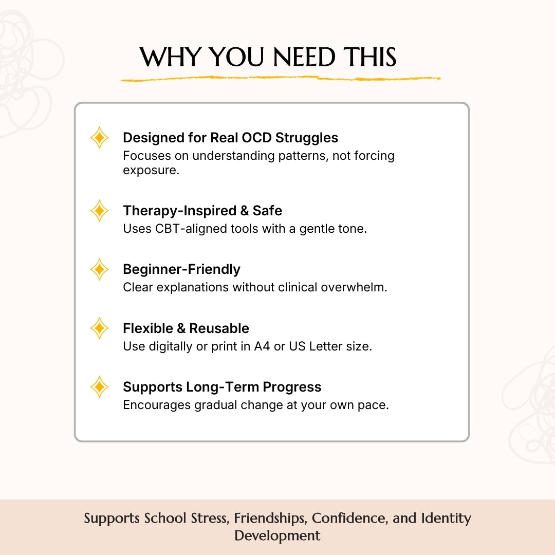 Ultimate OCD Therapy Bundle – 6+ Science-Backed Tools for Calm, Clarity & Control