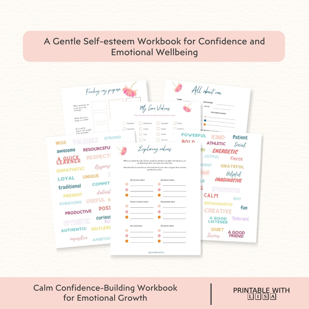 Teen Self-Esteem, Identity & Confidence Bundle