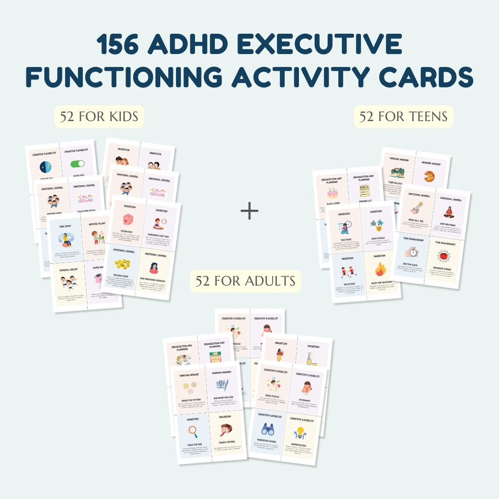 ADHD & Executive Functioning Toolkit | 250+ Focus & Coping Tools ...