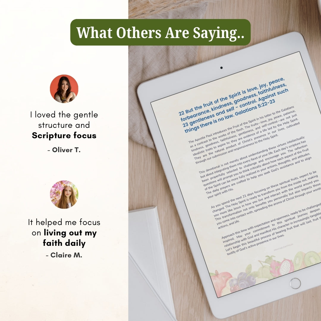 Cultivating the Fruit of the Spirit — 21-Day Devotional Journal