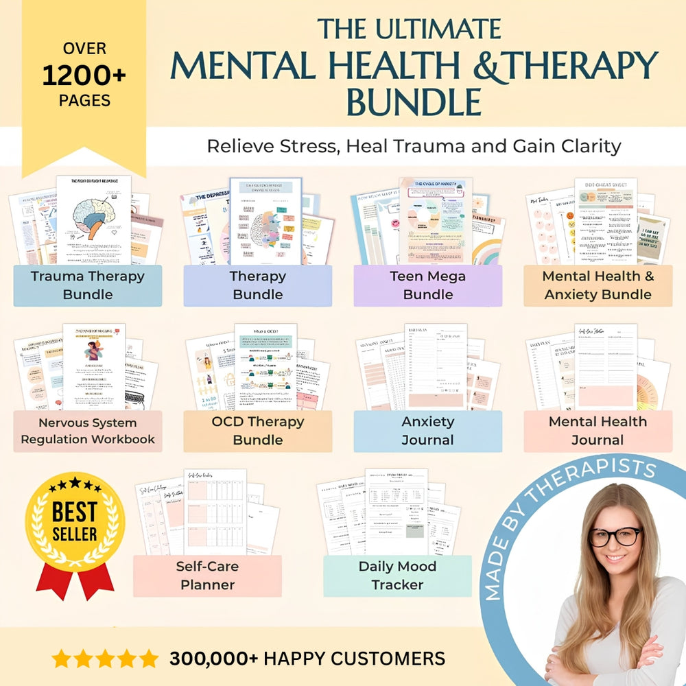 The Ultimate Mental Health & Therapy Bundle – Heal Anxiety, OCD, and Trauma