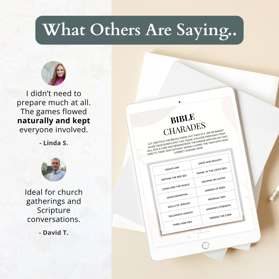 Bible Games for Adults (Church) — Interactive Group Night Pack