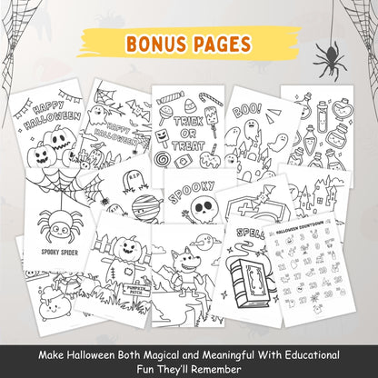 Halloween Busy Book for Toddlers & Preschoolers – Spooky-Smart Learning