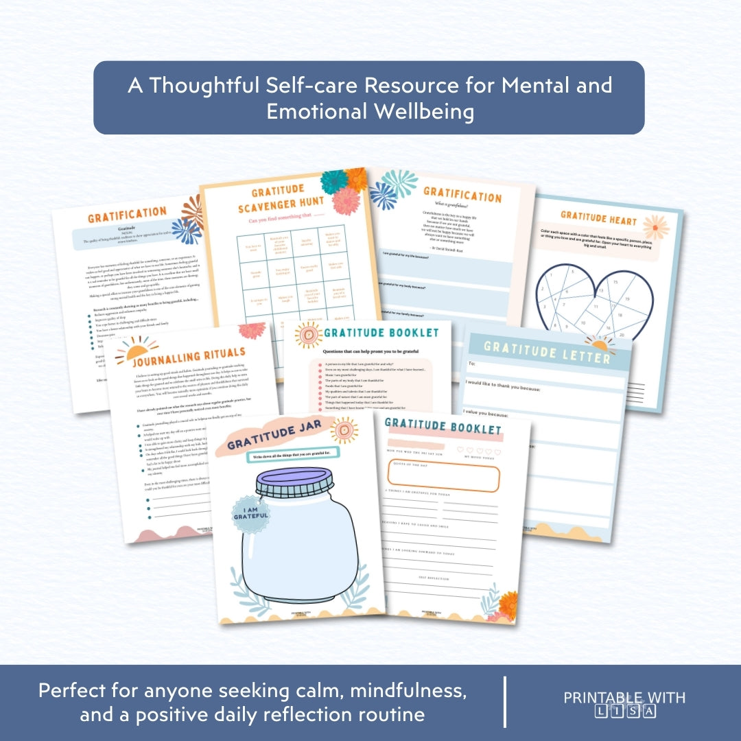 Teen Daily Gratitude Planner — Calm, Confidence & Mindful Days