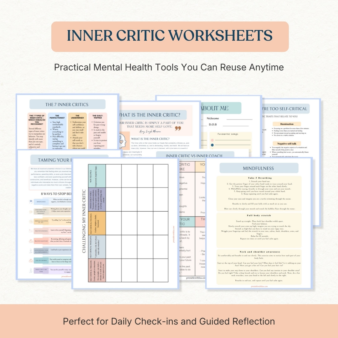 Ultimate Therapy Bundle – Anxiety, Stress & Emotional Healing Toolkit with 8+ Expert Tools