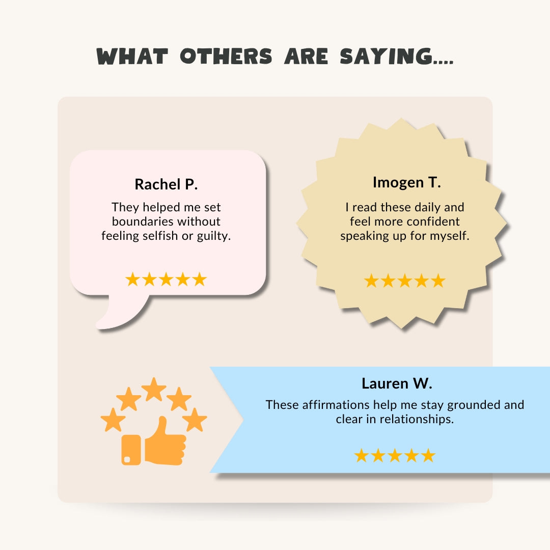 Teen Boundaries Affirmation Cards — Confidence & Self-Trust