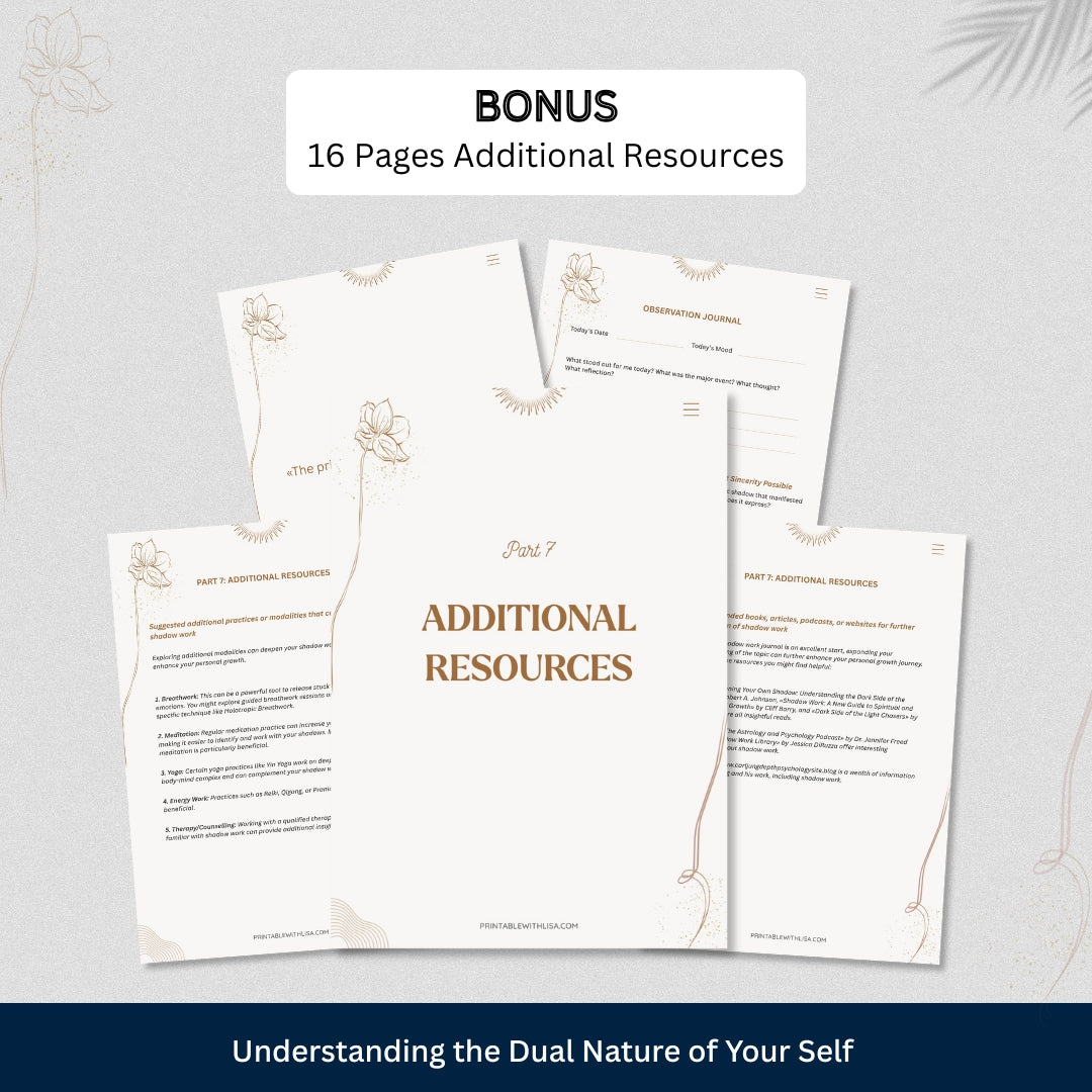 The Inner Healing Shadow Work Journal – Your Guide to Wholeness & Self-Love