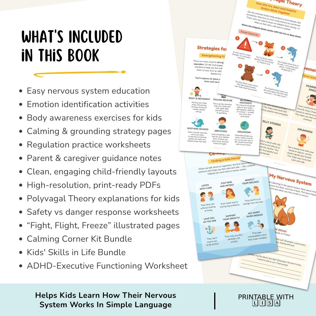 The Ultimate Polyvagal Theory for Kids – Calm Brain Toolkit