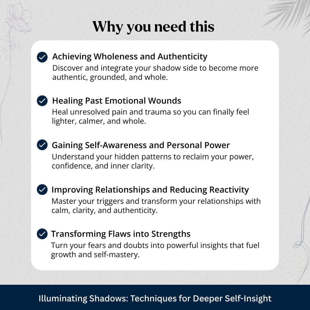 The Inner Healing Shadow Work Journal – Your Guide to Wholeness & Self-Love