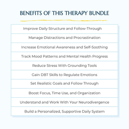Adult Focus & Emotional Clarity Bundle – Plan, Regulate & Thrive