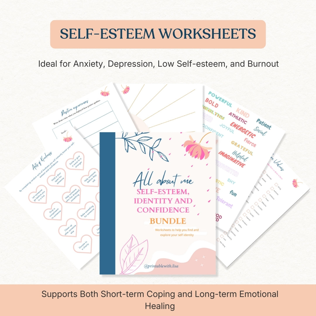 Ultimate Therapy Bundle – Anxiety, Stress & Emotional Healing Toolkit with 8+ Expert Tools