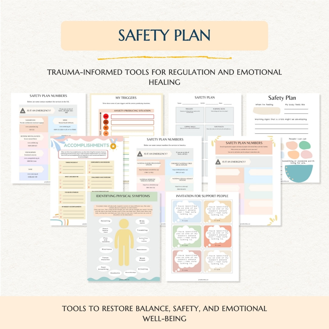 Ultimate Trauma Therapy Bundle – Nervous System Regulation & Emotional Healing Toolkit with 9+ Expert Tools