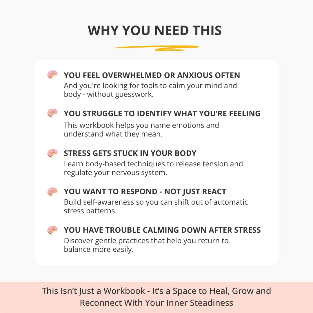 Ultimate Nervous System Regulation Workbook — Reset & Return to Calm!