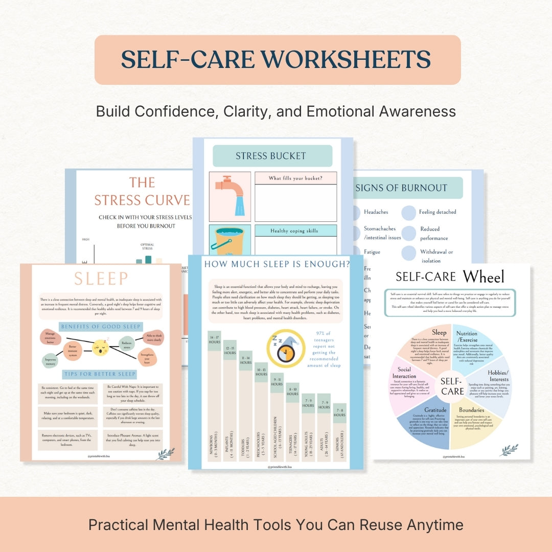 Ultimate Therapy Bundle – Anxiety, Stress & Emotional Healing Toolkit with 8+ Expert Tools