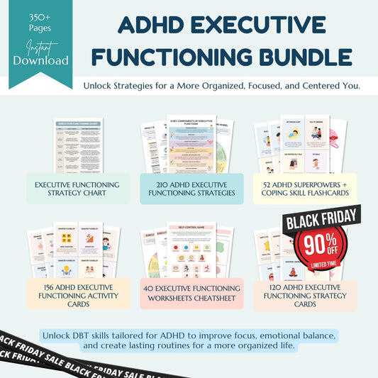 ADHD & Executive Functioning Toolkit: 250+ Activities for Self-Regulation & Emotional Coping Skills