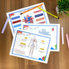 Human Anatomy Busy Book Printable Preschool Worksheets | Homeschool Resources | Anatomy Preschool Curriculum | Learning Toddler Activities