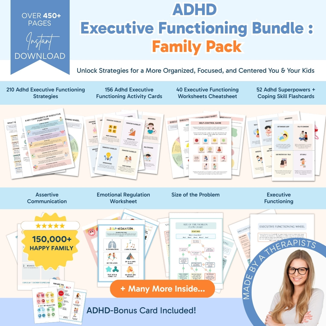 Ultimate ADHD & Executive Functioning Toolkit: 250+ Activities for Self-Regulation & Emotional Coping Skills