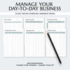 2024 Business Planner Printable BUNDLE, Small Business Planner, Business Planner