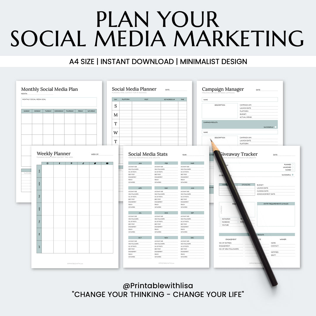 2024 Business Planner Printable BUNDLE, Small Business Planner, Business Planner