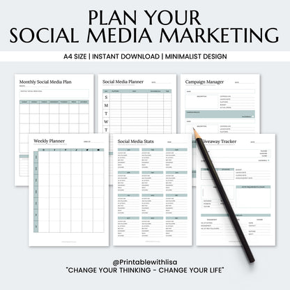 2025 Business Planner Printable BUNDLE, Small Business Planner, Business Planner