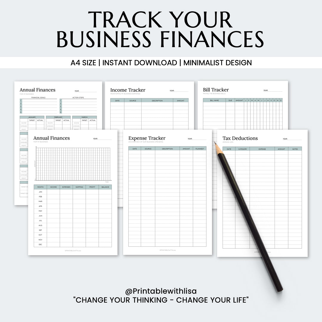 2024 Business Planner Printable BUNDLE, Small Business Planner, Business Planner