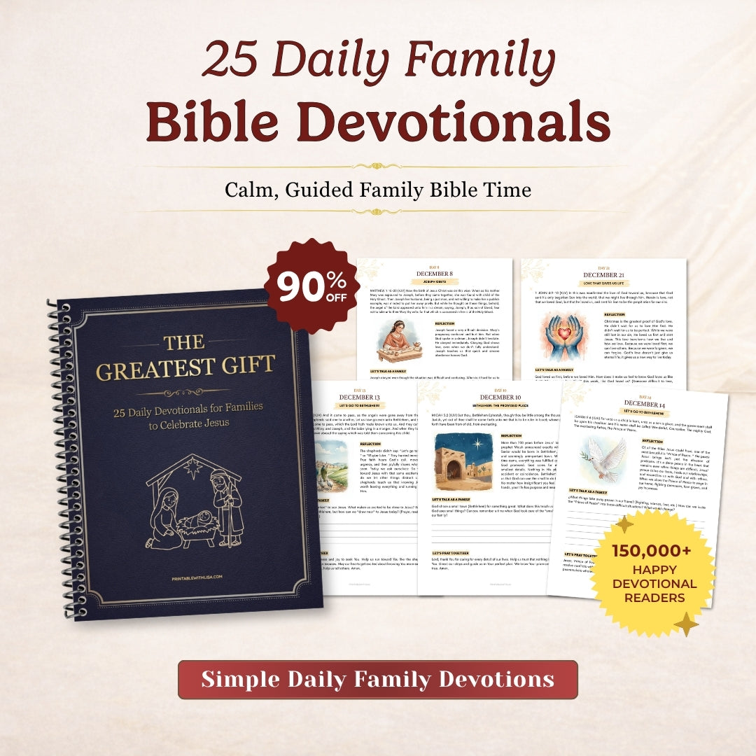 25 Daily Family Bible Devotionals — Calm, Guided Bible Time