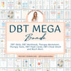 DBT Mega Bundle 90% off bundle, DBT Skills, DBT Workbook, Therapy Worksheet, Therapy Tools, DBT Flash Cards, DBT Cheat Sheet