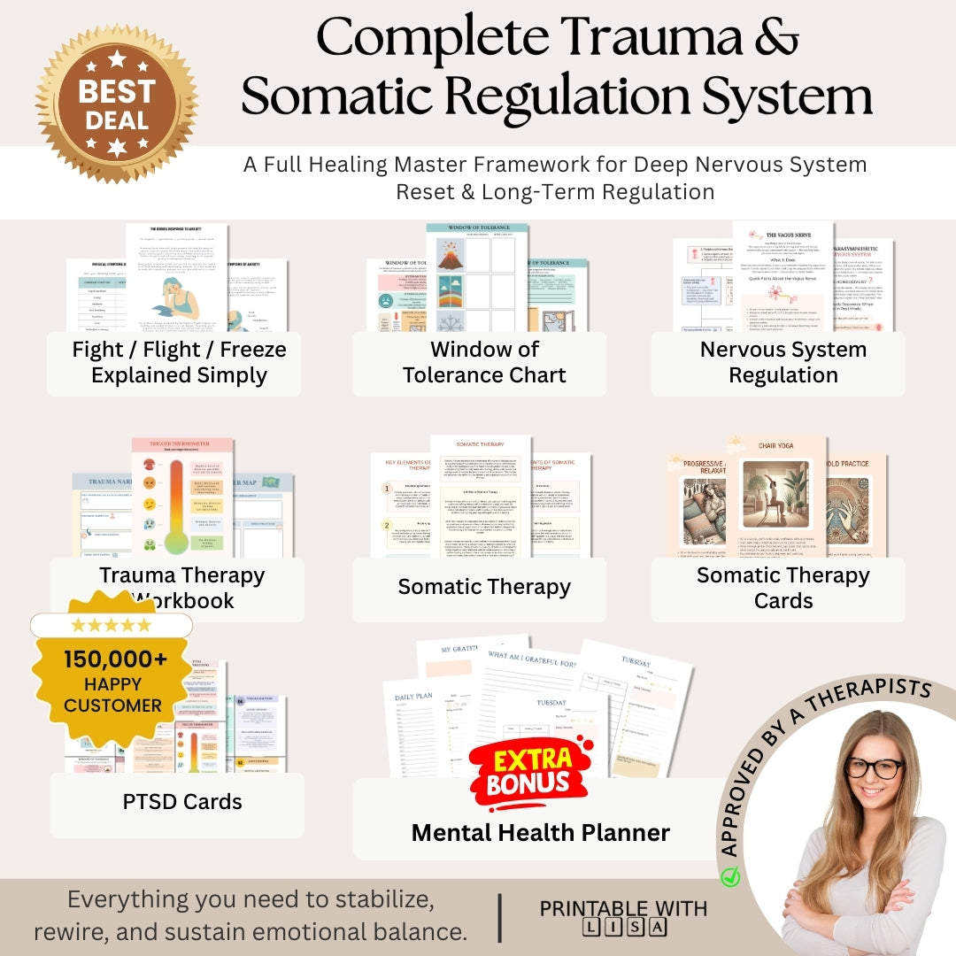 Ultimate Nervous System Regulation Workbook — Reset & Return to Calm!