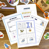 HOMESCHOOLING Preschool Workbook | Kindergarten Curriculum | Level 1 - Pre-K Printables | Toddler Activity Book | 200+ Worksheets - Busy Book