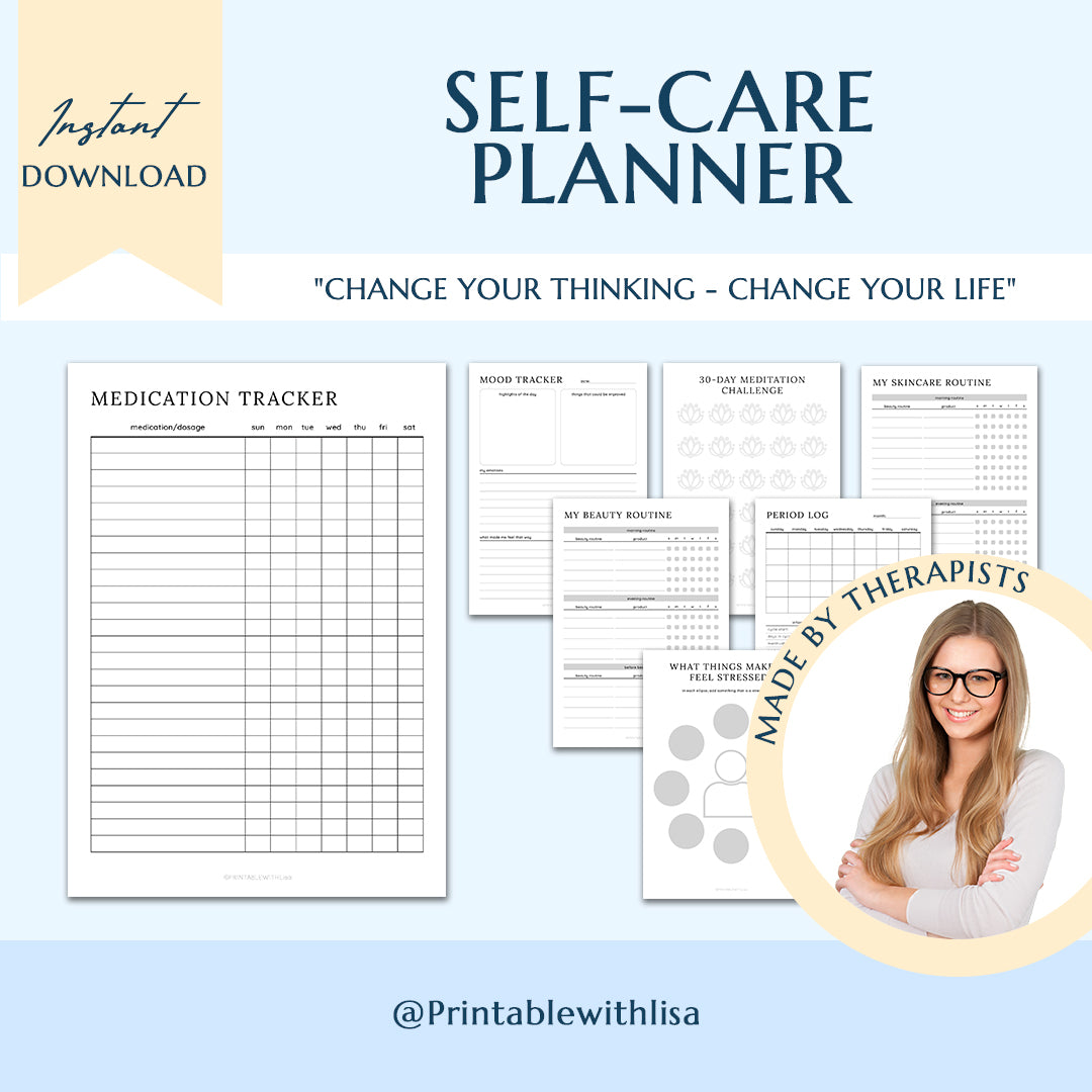 Ultimate ADHD Planner Bundle, ADHD Journal, ADHD Productivity Planner, ADHD Life Planner, Printable ADHD Planner