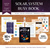 Solar System Busy Book, Space Printable Busy Book, Preschool activities, Moon Phases, Kindergarten Learning Binder, Homeschool Resources