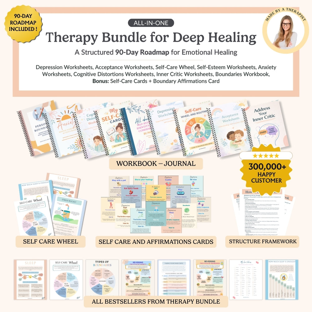 The Therapist Designed Therapy Bundle for Emotional, Deep Healing & Self-Regulation