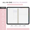 Digital Planner, Goodnotes Planner, iPad Planner, Notability Planner, Dated Digital Planner, 2023 2024 Undated Planner - RAINBOW