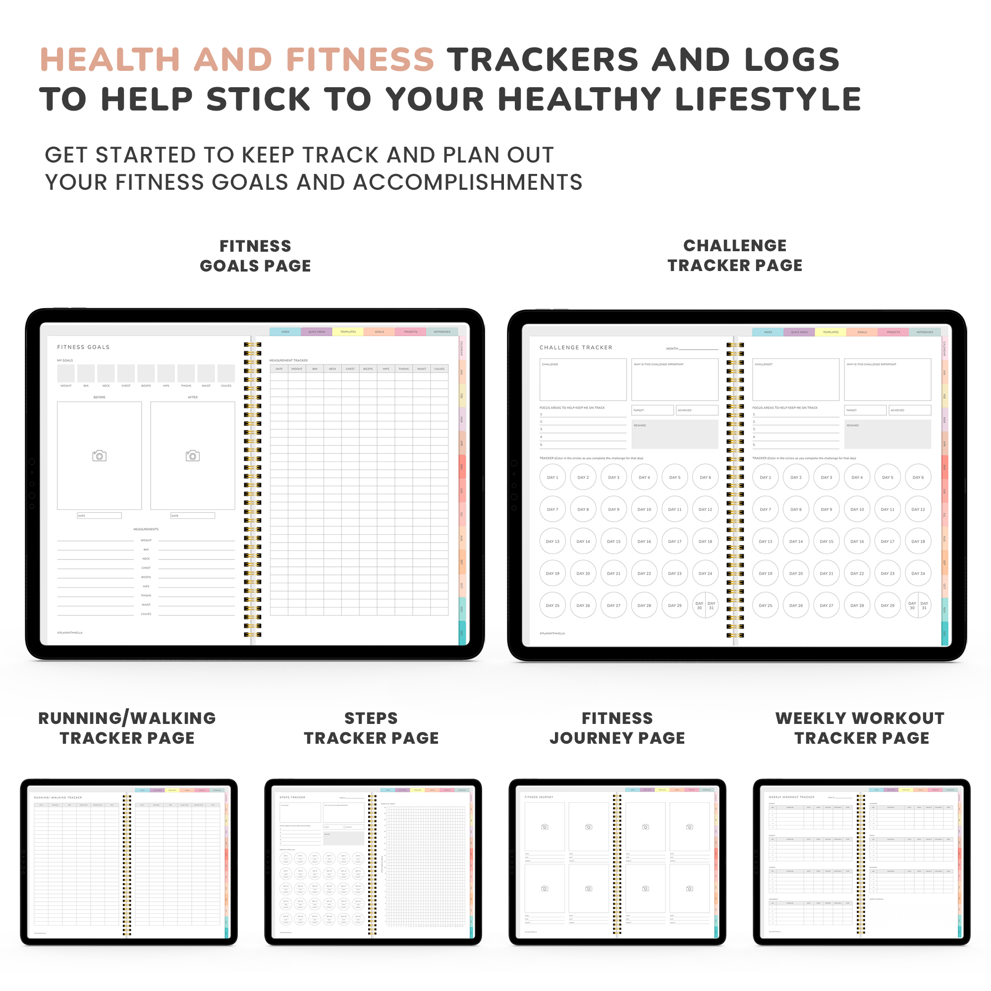 Digital Planner, Goodnotes Planner, iPad Planner, Notability Planner, Dated Digital Planner, 2023 2024 Undated Planner