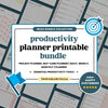 Load image into Gallery viewer, Productivity Planner Printable Bundle - PRINTABLEWITHLisa