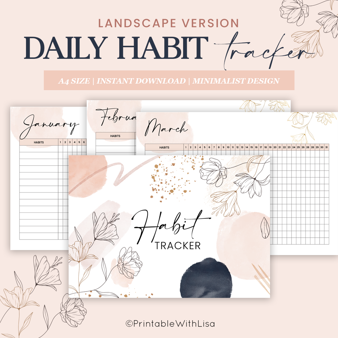 Daily Habit Tracker Printable
